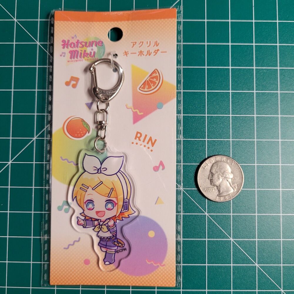Kagamine Rin Vocaloid MikuMiku Friends Acrylic Keychain